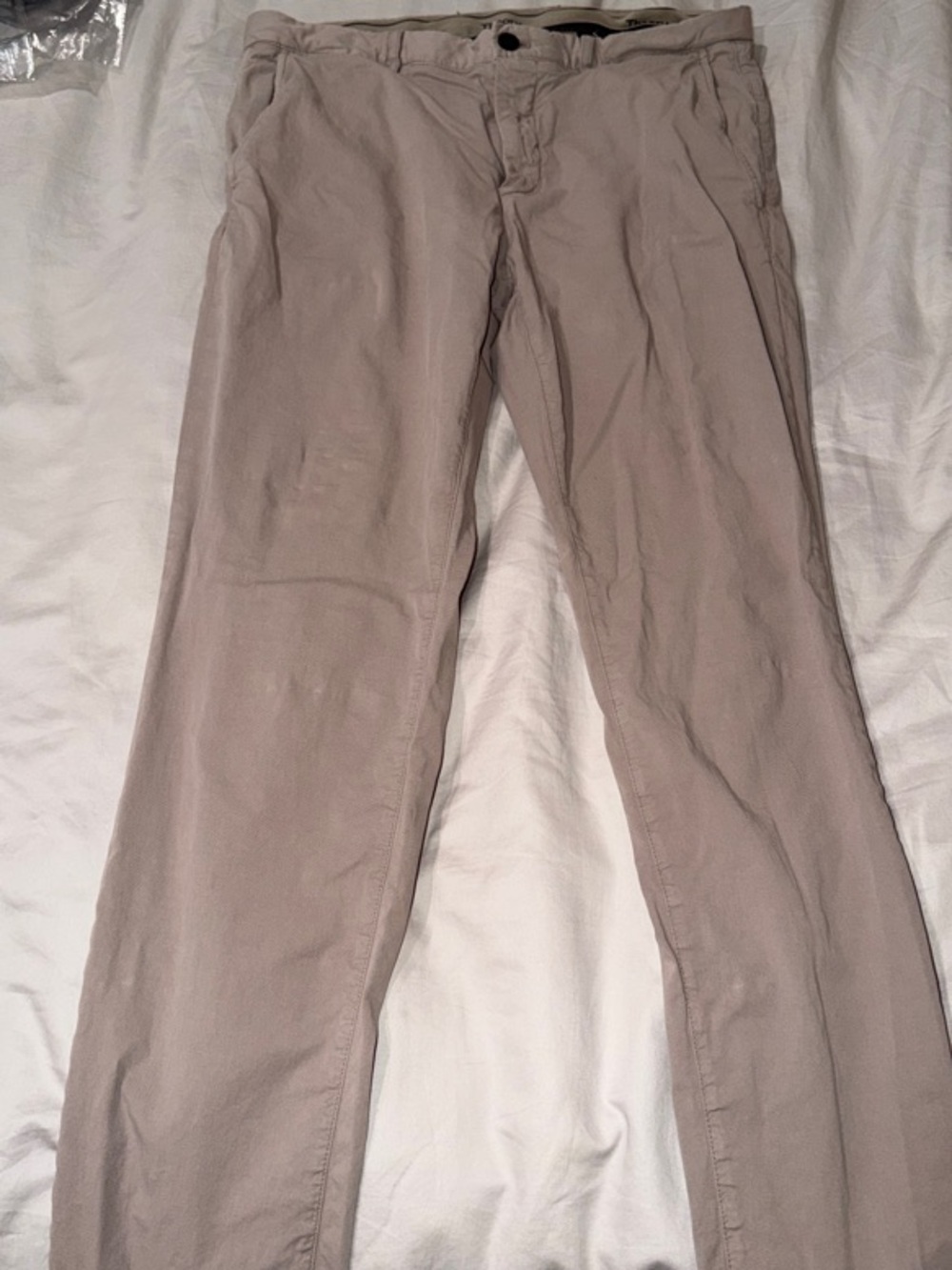 Men's Beige Chinos - Classic Lightweight Khakis